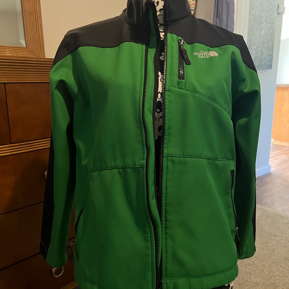 The North Face Forest Green and Black Outerwear